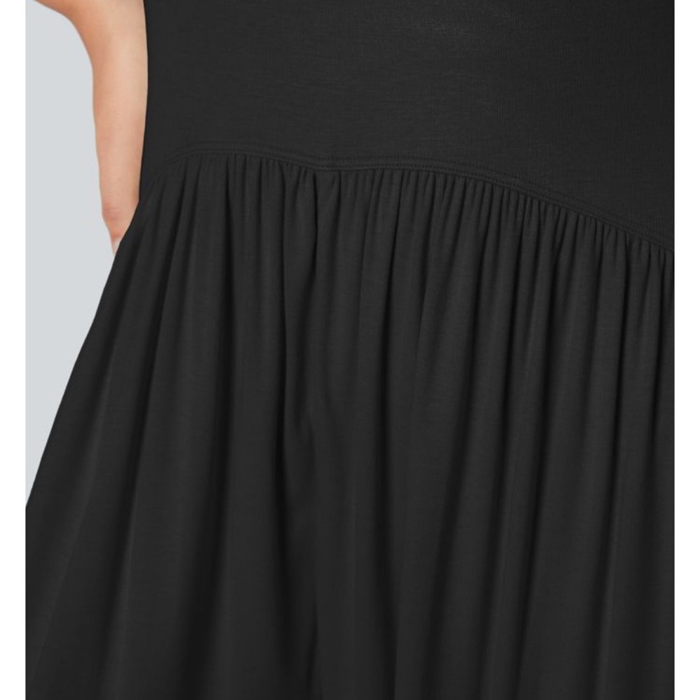 NWT Tube Top Style Side Pocket Jumpsuit HALARA SIZE S. Haram style. Stretchy! - Picture 7 of 9